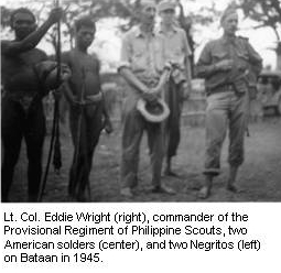 Eddie Wright and Negrito guerrillas